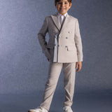 Caelum Silentii Boy's Suit- Taupe