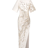 Aurum Solis Draped Dress