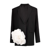 Nigrum & Album 3D Flower Suit