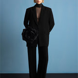 Nigrum & Album 3D Flower Suit