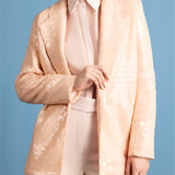 Vespera Rosa Sequin Blazer
