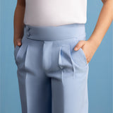 Caeruleum Flores Pleated Pants