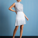 Caeruleum Flores Pleated Skirt