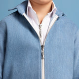 Nubes Serica Zip-Up Shirt