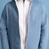 Nubes Serica Zip-Up Shirt