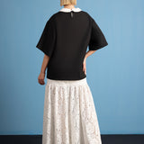 Inked Nivis Crepe Top