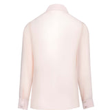 Vespera Rosa Sheer Blouse