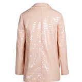Vespera Rosa Sequin Blazer
