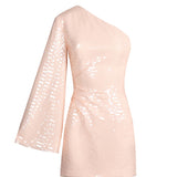 Vespera Rosa Sequin Dress