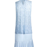 Caeruleum Flores Pleated Skirt