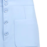 Caeruleum Flores Flared Pants