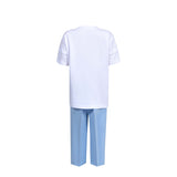 Caeruleum Flores Pleated Pants