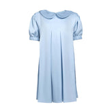 Caeruleum Flores Pleated Dress