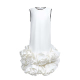 Nigrum & Album 3D Flower Dress