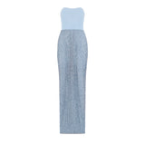 Soft Sapphire Women's Embroidered Dress
