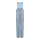 Soft Sapphire Women's Embroidered Dress