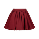 Rich Maroon Girl's Skirt