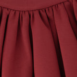 Rich Maroon Girl's Skirt