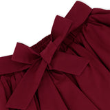 Rich Maroon Infant Girl's Skirt