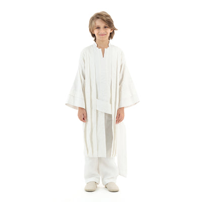 Desert Dune Boy's Linen Kaftan