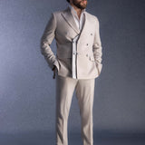 Caelum Silentii Men's Suit - Taupe