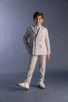 Caelum Silentii Boy's Suit- Taupe