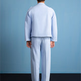 Caeruleum Flores Pleated Pants