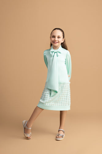 Luna Kids Girls Bow Dress