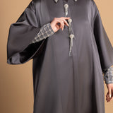 Elysia Women's Abaya Shirt Dress