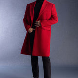 Somnium Rubinum Men's Coat Red